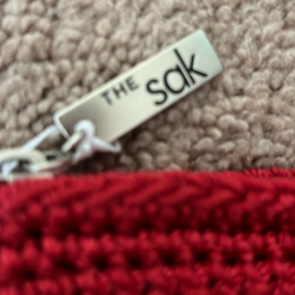 The Sak Red Crochet Tote Bag - Picture 6 of 9